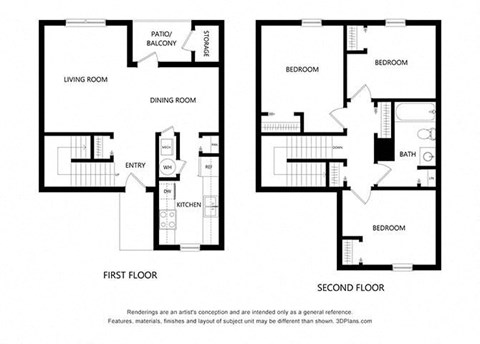 La Promesa3 Bedroom Floor Plan